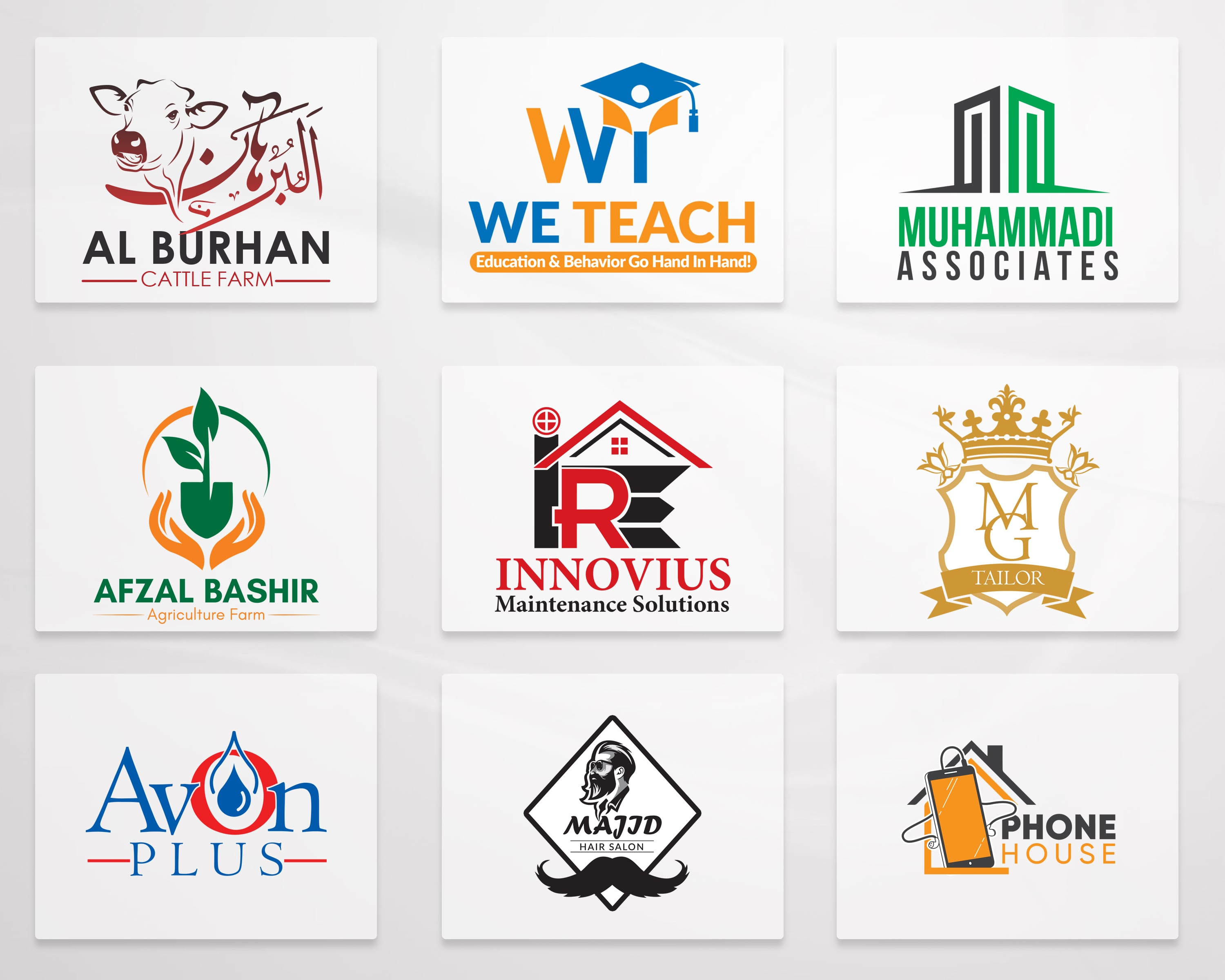 Modern logo design Jeddah creative branding example 2026