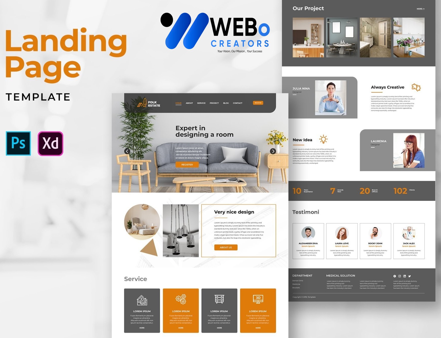 Creative Landing Page Designs, Themes, Graphic Elements for Jeddah Businesses 2026