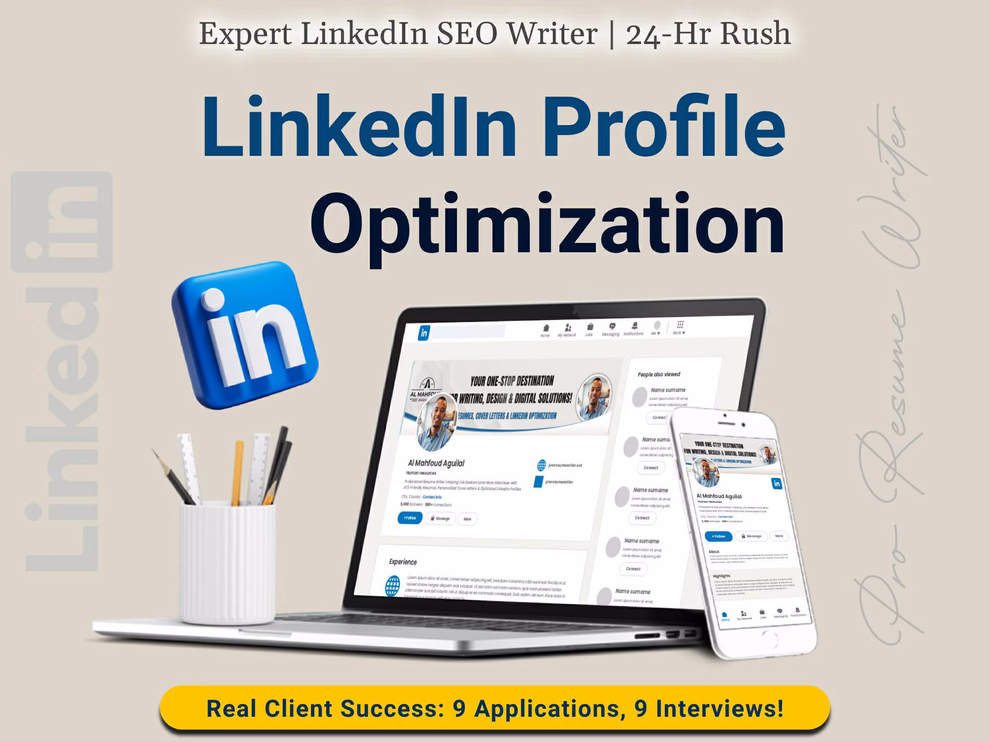 Profile Optimization & Enhancement LinkedIn Profile Building & Writing Services in Jeddah 2026