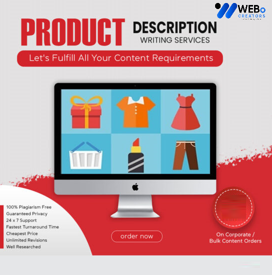 Product Description Writing Services | Best Digital Marketing Agency | Web Design in Jeddah for online stores